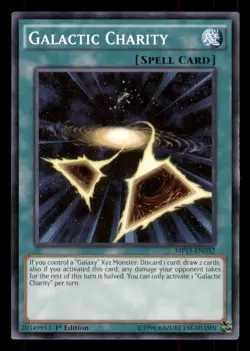 Yugioh Galactic Charity #MP15-EN032 2015 Mega-Tins Mega Pack LP - Image 1