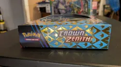 Pokemon Crown Zenith Zacian Premium Figure Collection Box Etched Foil Promo Card - Image 4