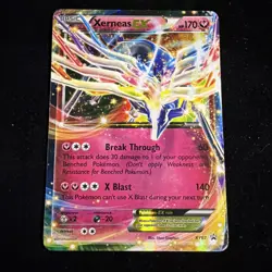 Pokemon TCG Xerneas EX Black Star Promo Holo Rare Card XY07 - Image 1