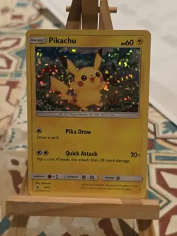 McDonald's Pikachu Holo Promo Card 4/12 Pokemon English - Image 1