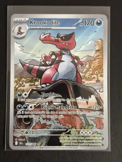 Pokemon Card Krookodile - BLK 137/086 - Illustration Rare - Italiano - Near Mint - Image 3