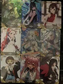 9 Sexy Anime Waifu Cards bulk - Image 1
