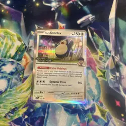 Pokemon Stamped Hop's Snorlax 184 (Prerelease) Scarlet & Violet Promo Card - Image 1