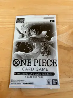 One Piece TCG The Azure Sea's Seven Dash Pack Factory Sealed 1 Card - Image 1
