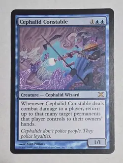 Cephalid Constable - 10th Edition (Magic The Gathering Card) Lightly Played - Image 1