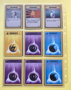Collectable 1999 Pokemon Base Set 2 Cards, 18 non rare cards, duplicates (*2) - Image 2