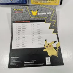 POKEMON 25th ANNIVERSARY FIRST PARTNER BINDER W/ 7 JUMBO CARDS SINNOH L - Image 3