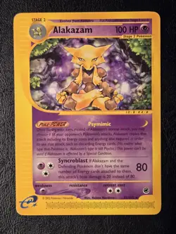 Alakazam 33/165 - Rare (Pokemon Expedition) - Moderately Played Pokemon Card - Image 1