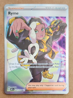 Pokemon TCG- Ryme 221/197- Obsidian Flames- Ultra Rare card - Image 1