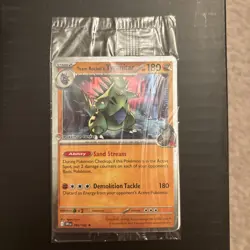 En Promo Card Team Rockets Tyranitar New Sealed Pokemon Center - Image 1