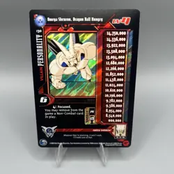 Omega Shenron Dragon Ball Hungry LV4 Limited Foil DBZ GT Score Card Rare - Image 1