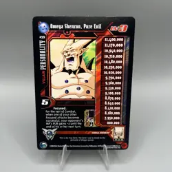 Omega Shenron Pure Evil LV3 Limited Foil Dragon Ball GT Score Personality Card - Image 1