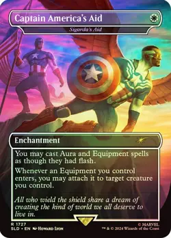 Sigarda's Aid Foil Marvel Secret Lair NM MTG - Image 1