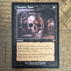 Magic The Gathering: Vampiric Tutor (Retro Frame) - Image 1