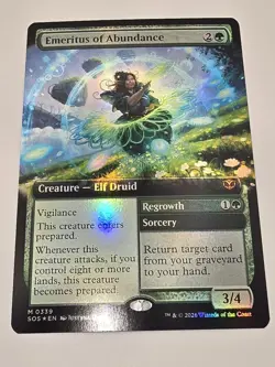 Emeritus of Abundance (Extended Art) Secrets of Strixhaven Foil - Image 1