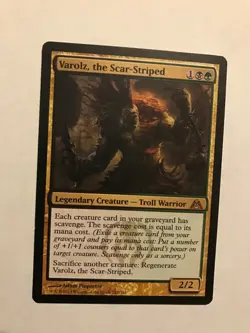 Varolz, the Scar-Striped x1 :Dragon's Maze Magic the Gathering MTG NM, 2/2 TROLL - Image 1