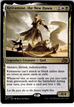 MTG Ketramose, the New Dawn Aetherdrift Mythic #209 - Image 1
