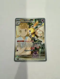 Pokemon TCG LP Lillie's Ribombee 164/159 Sv09: Journey Together Holo 2025 NM - Image 1