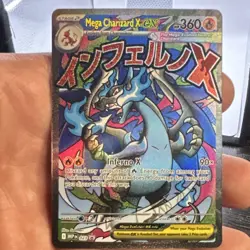 Pokemon Mega Charizard X EX 023 Me: Mega Evolution Promo Holo 360 HP EN - Image 1