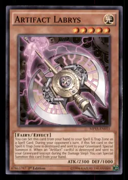 Yugioh Artifact Labrys #MP15-EN011 2015 Mega-Tins Mega Pack LP - Image 1