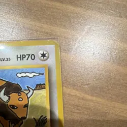 Vintage Japanese Tauros Vending Series 3 No.128 Common HP70 Pokemon Card 1996 - Image 3