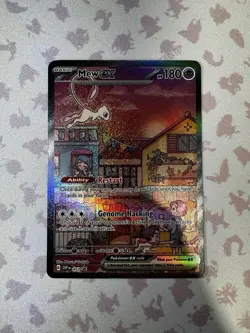 Pokemon Mew ex 053 SVP Black Star Promo Full Art Holo Psychic 180 HP - Image 1