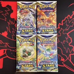 Brilliant Stars Booster Pack - 1x NEW English Factory Sealed Pokemon(Random Art) - Image 1