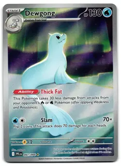 Dewgong 097/094 - 🌊 Phantasmal Flames Illustration Rare Pokemon TCG 🖤 - NM - Image 1