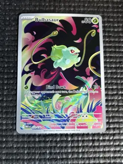 Pokemon Bulbasaur Me01: Mega Evolution Illustration Rare Holo 133/132 - Image 1