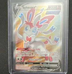 Pokemon TCG Sylveon V 183/203 Evolving Skies Full Art Holo Ultra Rare - Image 1