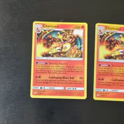 Set of 3 - Charizard 14/181 Rare Team Up Pokemon MP - Image 2