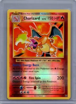 Charizard 11/108 Pokemon TCG XY Evolutions Reverse Holo Rare NM/VLP - Image 1