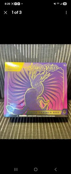 Pokemon TCG Scarlet And Violet ETB Elite Trainer Box Factory Sealed Box - Image 1