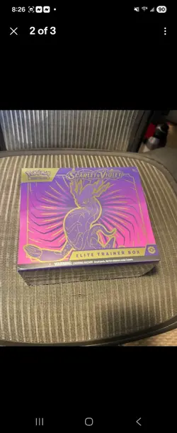 Pokemon TCG Scarlet And Violet ETB Elite Trainer Box Factory Sealed Box - Image 2
