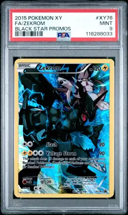 2015 POKEMON XY BLACK STAR PROMO ZEKROM #XY76 PSA 9 MINT #118288033 - Image 1