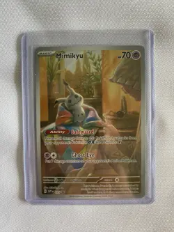 Pokemon Mimikyu 075 Basic 70 HP Promo Holo SV Scarlet & Violet Safeguard 2024 - Image 1