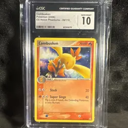 Pokemon Combusken 2006 EX Holon Phantoms 39/110 CGC 10 - Image 1