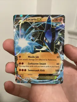 Lucario EX - 54/111 - Pokemon TCG Furious Fists XY Ultra Rare 2014 - Image 1