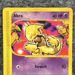 Pokemon EX Expedition Abra 93/165 Regular Common NM - Image 3