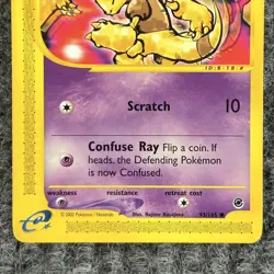 Pokemon EX Expedition Abra 93/165 Regular Common NM - Image 4