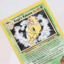 Pokemon TCG - Koga's Kakuna 47/132 Gym Challenge Uncommon WOTC - EXC - Image 1