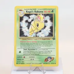 Pokemon TCG - Koga's Kakuna 47/132 Gym Challenge Uncommon WOTC - EXC - Image 2