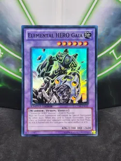Yugioh Elemental Hero Gaia CT08-EN011 Secret Rare Limited Edition NM - Image 1