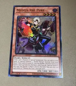 Ultra Rare 1st ED Medius the Pure DUAD-EN008 Duelist Advance Yu-Gi-Oh! TCG LP+ - Image 1