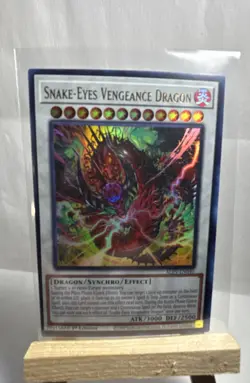 Snake-Eyes Vengeance Dragon ALIN-EN040 1st Ed NM Alliance Insight YuGiOh - Image 1