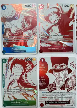 One Piece Treasure Pack Promo ENG 6 Cards Near Mint TCG - Image 2