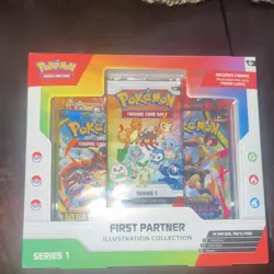 Pokemon TCG First Partner Illustration Collection Series 1 Box 3 Promo Cards - Image 1