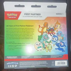 Pokemon TCG First Partner Illustration Collection Series 1 Box 3 Promo Cards - Image 2