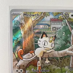 Meowth 106/094 Illustration Rare Phantasmal Flames Pokemon Card TCG - Image 2
