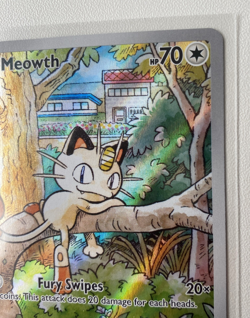 Meowth 106/094 Illustration Rare Phantasmal Flames Pokemon Card TCG - Image 3